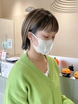 フィグバイアルテフィーチェ(fig by artefice)&nbsp;アウターカラー×切りっぱなしボブ