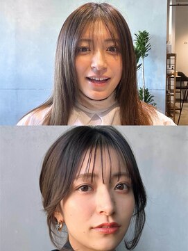 タス(tas) tas似合わせカット before&after 【盛れる顔周りカット】