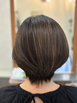 シーズンプラス(SEASON PLUS) 絶壁解消/ひし形/大人可愛い/斜めバング/30代40代/ミセスヘア16B