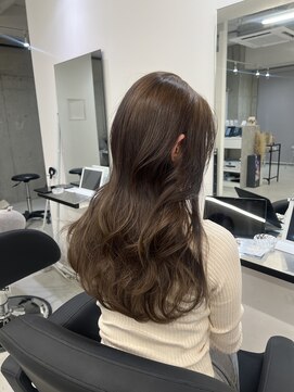 リリアン(ReLien) 大人可愛いオリーブブラウン×レイヤーカット