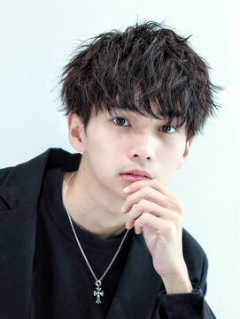 リップス 池袋(LIPPS) 波巻きスパイラルツイストスパイラルパーママッシュメンズ