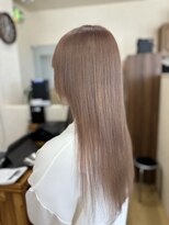 ミラシィ 成田(Mirashy)&nbsp;ハイライトカラーミルクティーベージュレイヤーカット