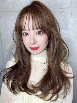 クーエフー(coo et fuu) シースルーバング透明感カラーレイヤーレイヤーカットロング