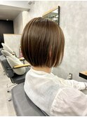 小顔大人ショートボブ 丸みショート ミニボブ