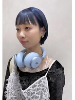 ジーナ 十条(Zina)&nbsp;ミニボブ×ブルーヘアー