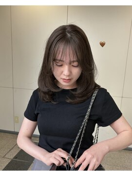 クリーク ノイズ ヘア 大手町店(CLIQUE noise hair) ミディアムレイヤー、レイヤースタイル