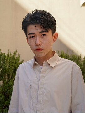 クオル 円山(QOL) メンズショートガイルヘア毛流れパーマ