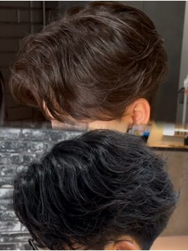 ステラ(STELLA) フェザーパーマ/フェザーショート/ニュアンスパーマ/毛流れ