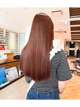 フラン(flan) ロング×オレンジブラウン【安武】