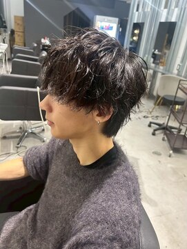 メンズサロン キング 心斎橋店(Men’s salon K!ng) 波巻きツイストスパイラルパーマ/フェザーパーマ/眉毛/メンズ