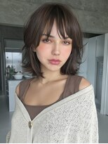 アンドレイ 表参道(andrey)&nbsp;黒髪カタログ/クラゲヘアー/オリーブグレー/表参道