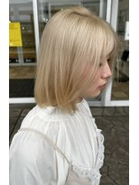 オアシス 表参道(OASIS) 長めボブ×海外ブロンド