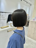 ビューバイネオリーブ 用賀店(Beau'r by neolive) 大人ガーリーダークアッシュ似合わせカットミディアムレイヤー