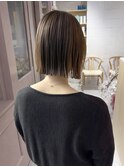 切りっぱなしボブ