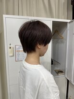 ハピネス 王寺店(Happiness)&nbsp;ハンサムマッシュ ハンサムショート 中性ヘア ブリーチなし