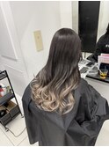 ホワイトベージュグラデーションカラー