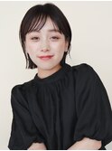 〈s31〉大人ショートハイライト髪質改善キッズカット前髪30代40