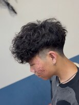 アイリュウヘアー 高崎井野(airyu hair)&nbsp;スペインカール×フェードカット