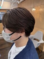 ヘアースペースブルーム プリュス 石橋店(HAIR SPACE BLOOM plus) 石橋阪大前/ショートカット/フェザーパーマ/毛流れパーマ