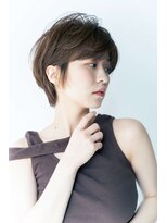 シェル 国分寺(shell)&nbsp;くびレイヤーエモージュグレージュカラーくびれショート/国分寺