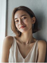 ロッソ 大橋店(Rosso) センターパートの軽やか外ハネボブ【大橋】