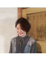 ムードコア(mu;d-Coa) 【寺澤千春】 前下がりショートボブ センターパート