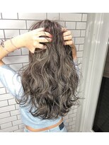 アンジェリカ 立町店(ANGELICA)&nbsp;【Angelica】グレージュカラーシースルーバングロング