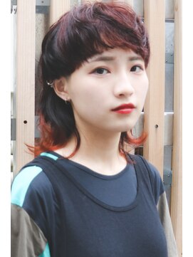 ジェスター(JESTER) ウルフボブ デザインカラー