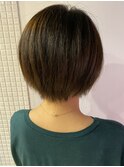 アッシュブラウン×ショートボブ♪【スタジオアルファプラス】