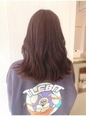 ピンクベージュ◎ミディアムヘアー