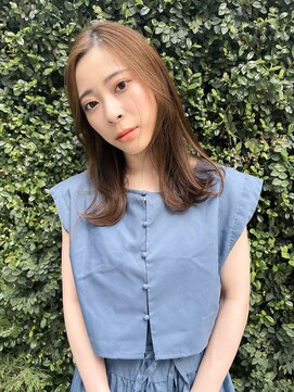 ソワリー 栄(THOiRY) THOiRY【女性らしい柔らかヘア】似合わせ小顔艶髪ゆる巻きロング