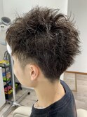ツーブロック×ベリーショート