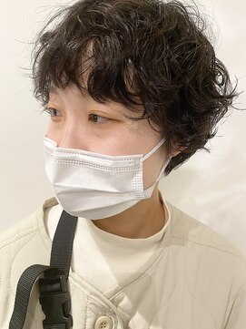 ティフ(TIF) マッシュショートパーマ