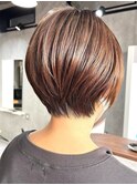 30代40代大人女性/前髪ありショートボブ/ショートヘア/髪質改善