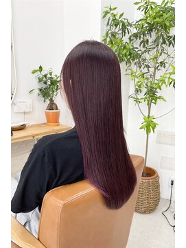 ティエル(TieLu) ミルボンプレミアムトリートメント×マーブ水×髪質改善矯正