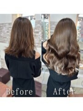 エクステ専門店あるじゃんすー 宇都宮店 こくりブラウン×ホワイトベージュ#シールエクステ#韓国#宇都宮