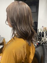 シェル 吉祥寺(shell)&nbsp;グレージュカラー/ボブウルフ/黒髪/ココアベージュ