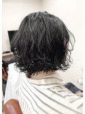 『R.』のボブ×パーマ