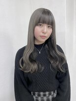 ヘアー アレス(hair ales) アンブレラカラー インナーカラー シルバーカラー ブルー