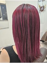トリコ(toricot)&nbsp;toricot guest hair【ハイライト/ワインレッド】