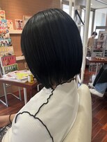 ヘアースペースブルーム プリュス 石橋店(HAIR SPACE BLOOM plus)&nbsp;【石橋/ショート】髪質改善　酸性ストレート、ヘアカラー