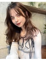 サイン 渋谷(SIGN)&nbsp;ザクザクレイヤーカット巻き方簡単ミディアムロング韓国渋谷