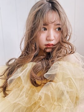 アルバム 銀座(ALBUM GINZA) ニュアンスカラーグレージュカラーレイヤーロング_9914