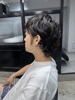 エトラ 渋谷店(etora)&nbsp;ウェーブウルフ　ウェットスタイリング　ラフウェーブ