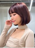 ボブ/切りっぱなしボブ/20代30代40代