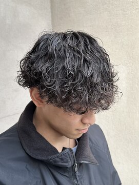 インフィニティー infinity HAIR SPACE BLOOM 波巻きパーマ/メンズパーマ/メンズマッシュ