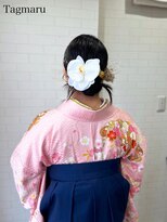 タグマル&nbsp;卒業式袴着付けヘアセット☆タイトなカチモリヘア