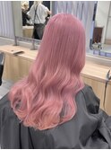イメチェン/ホワイトブロンド/外ハネボブ/ワイドバング/渋谷