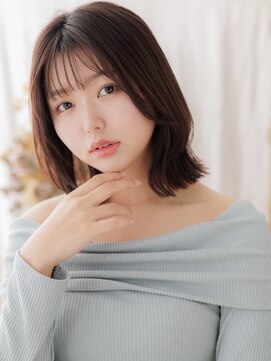 カバーヘア イヴ 戸頭店(COVER HAIR EVE) レイヤーカットくびれミディアムこなれヘアa川口20代30代40代