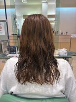 ユキオ(Yukio)&nbsp;20代30代40代くせ毛風パーマオレンジベージュ